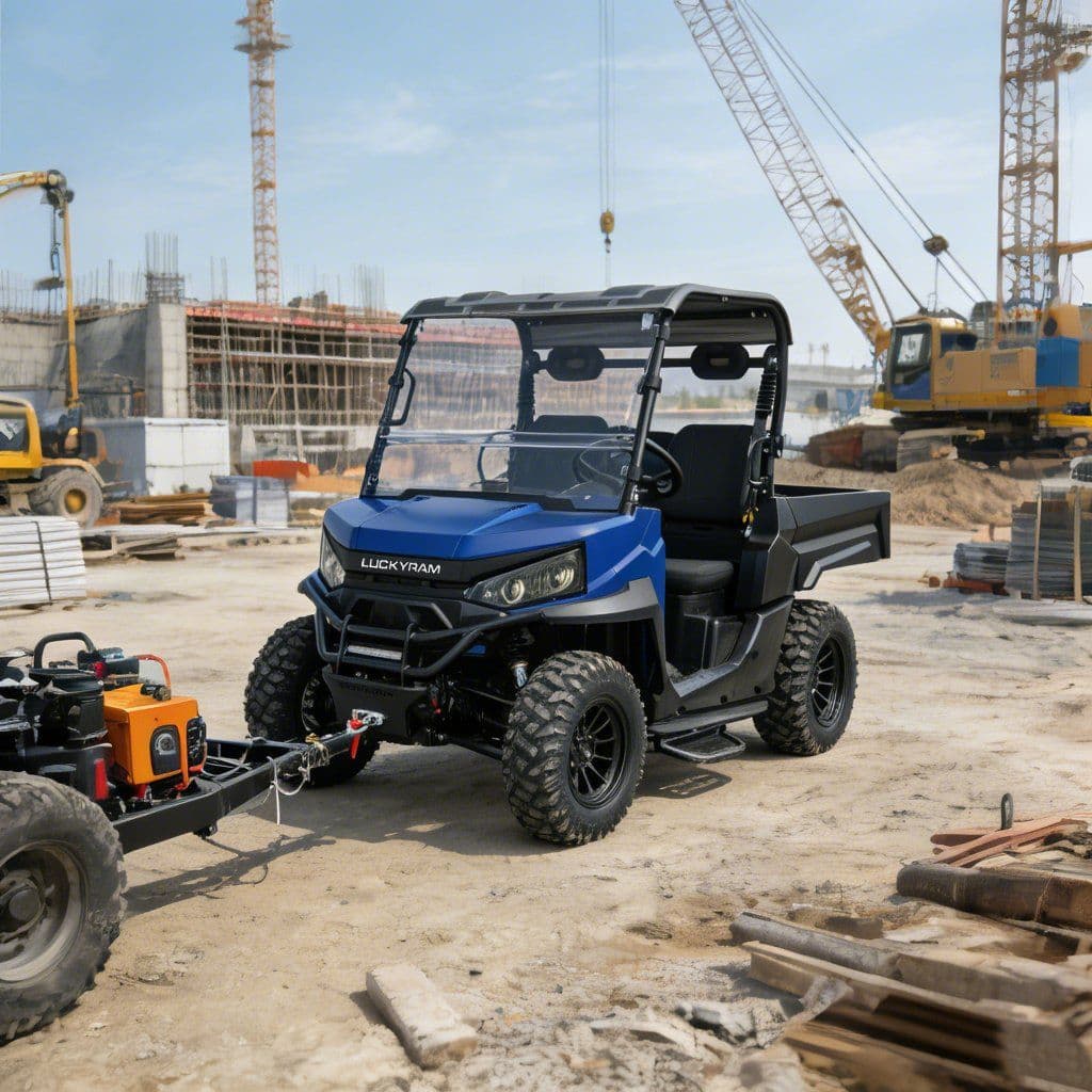 UTV 4WD كهربائي للصيد 73.6V 150Ah EPS