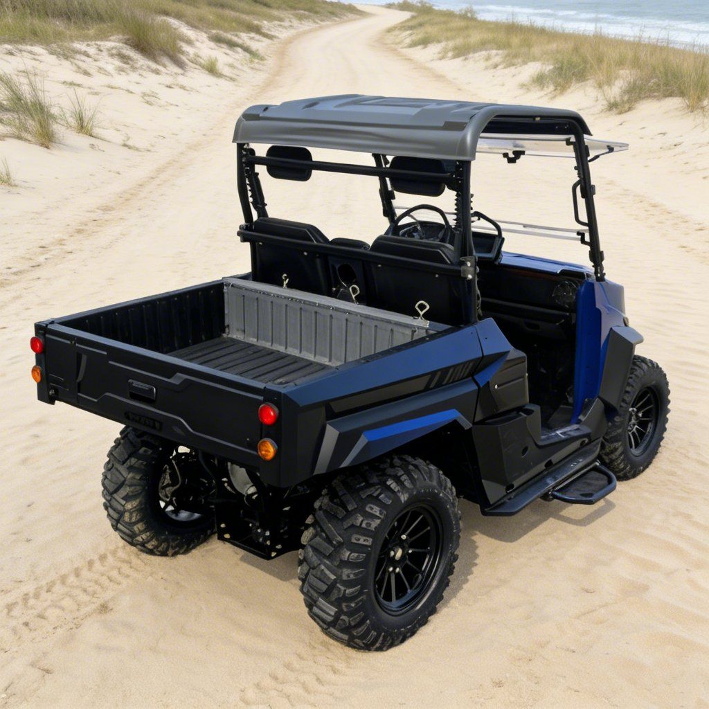 UTV 4WD كهربائي لإطارات موقع العمل مقاس 14 بوصة بقوة 73.6 فولت 20 كيلو وات